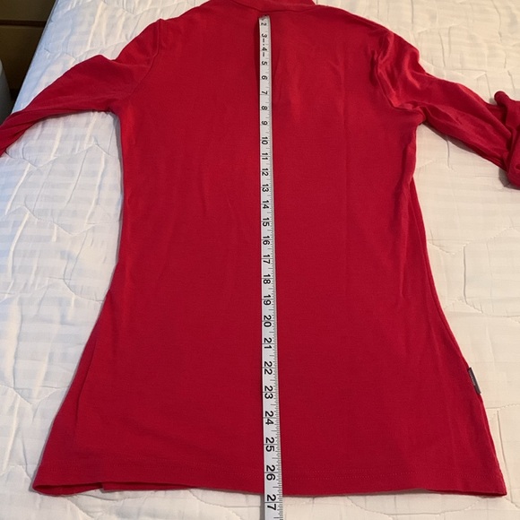 Icebreaker Merino 200 Women's Red Oasis Half-Zip Baselayer Top Size Large - Picture 15 of 15